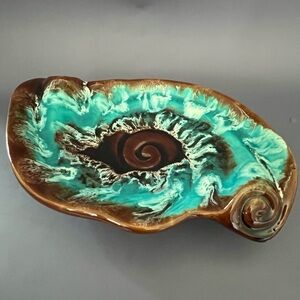 Vintage French Vallauris  Art Pottery Dish-Rare!